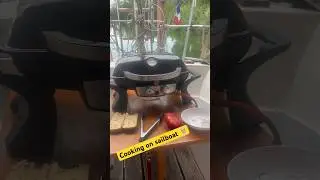 Cooking on sailboat ⛵️ Travel in Europe by boat #short #sailing #food #houseboat