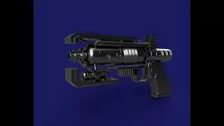 3d Modeling APEX LEGENDS Wingman Death Ray Pistol Skin