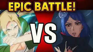 TSUNADE VS KONAN Quem venceria?