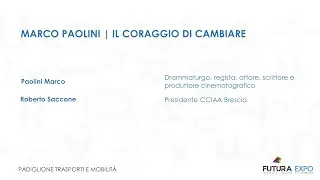 Marco Paolini​ | Il coraggio di cambiare