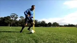 Top Soccer Skills, Drills and Technique Clips Football Development Australia Dribble & Dummy #3