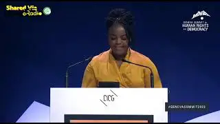 CCC Spokesperson Fadzayi Mahere's full speech at the Geneva Summit 18 May 2023