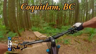 Best MTB trails in Coquitlam, BC - Ray Ray's Fun Factory and Slayer