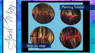 Painting Tutorial #142: Acrylic Pour Swipe | April May Fine Art