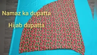 Namaz scarf/Hijab dupatta cutting and stitching with easy /Hindi Urdu