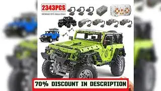 A must-have product!&nbsp;Technical Car APP Remote Control Motor Power SUV Series Building Blocks Brick