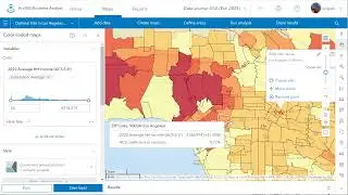 Siting the optimal location for a business in Los Angeles County Using Business Analyst Web 1 of 3