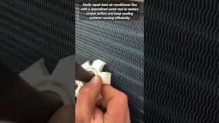 Effective Tool For Straightening Bent Air Conditioner Condenser Fins