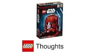 Lego Star Wars SDCC Sith Trooper Bust Thoughts