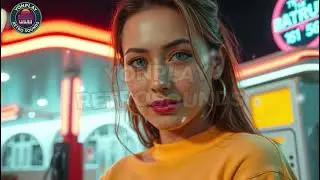 Nostalgic Retro Pop Chill Music with Neon Light Energy