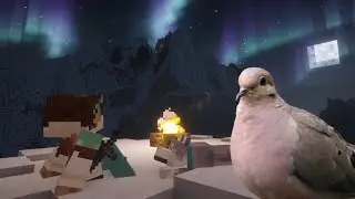 Minecraft Music with Mourning Dove Ambiance (Slowed Minecraft Music)