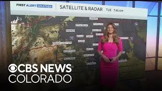 Light Mountain snow Tuesday with a wintry mix for some near Denver