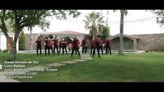 El coco rallado con banda estrella del Sur