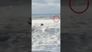 Life Guard Rescue a Young Guy at The Beach #surf #waves #beach #surfing #shark #dance #respect