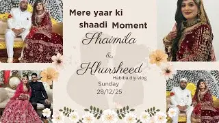 Barat day & walima💕🌸 #habibadiyvlog #family #youtube #youtubevideo #viralvideo #vlog #wedding 💕🌸