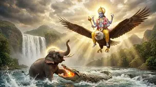 गजेन्द्र मोक्ष |गज और ग्रह की कहानी| #elephant #crocodile #vishnu #documentary #discovery #amazon 