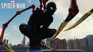 Spider-Man PS4 - Stealth Suit Free Roam Gameplay