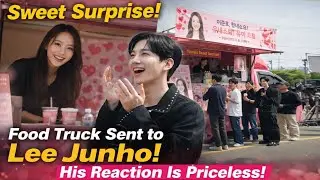 Im Yoona&rsquo;s Sweet Surprise! Food Truck Sent to Lee Junho on Set &ndash; His Reaction Is Priceless