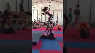 Acroyoga Front tuck, somersault, Icarian Acro with Mira Acroyoga & Avner hochefeld