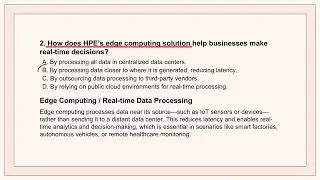 Практические вопросы HPE2-E83 | Подготовка к экзамену по продаже вычислительных и хранилищных реш...