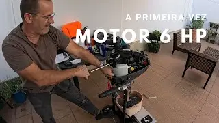 Outboard Sail 6hp 4t🔧 Primeira Vez a Ligar o Motor.- Preparação Antes da Estreia no EBISU