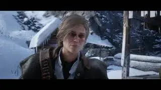 Red Dead Redemption 2 - American Venom: John Marston Finds Micah's Gold, Sadie Cutscene (2018)