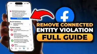 How To Remove Connected Entity Violation on Facebook (100% WORKS) | FAST & EASY | NO Yapping!