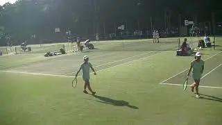2023年IH テニス女子 団体 2回戦 1 山陽女学園 広島 x 早稲田実 東京 ダブルス