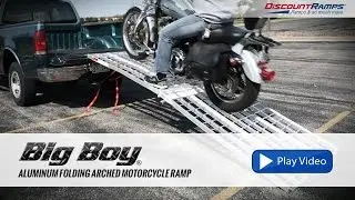 Big Boy Aluminum Folding Arched Motorcycle Ramp