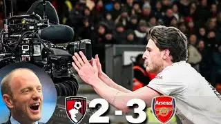 Peter drury Poetry🥰on Bournemouth vs Arsenal 2-3🤩🔥