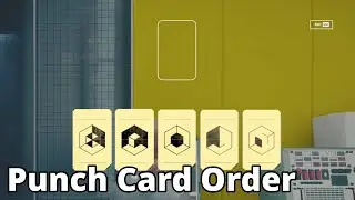 Control Punch Card Order Guide