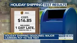 Holiday shipping deadlines: Major carriers put to the test