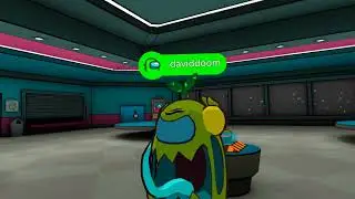 Playing among us VR.