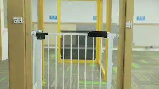 Baby Safety Metal Gate &ndash; Durable Protection for Infants and Toddlers#babygear #babysafety #babygate