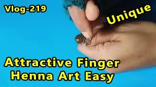 Attractive Finger Henna Art Easy | Unique Mehndi Finger Designs Easy