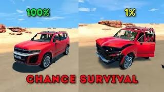 SURVIVAL TEST: Realistic High Speed Crashes | BeamNG.drive Ep.1