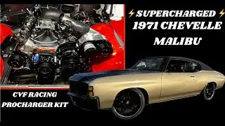CVF RACING WRAPTOR PROCHARGER KIT | LS | 1971 CHEVELLE MALIBU | RESTOMOD | PROTOURING