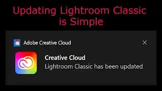 Quick Guide To Update Lightroom Classic