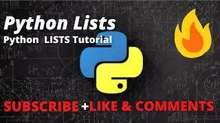 Python Lists || Python Tutorial || Learn Python Programming
