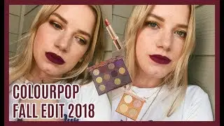 IS IT ANY GOOD? COLOURPOP FALL EDIT 2018 REVIEW & DEMO | KendraCus