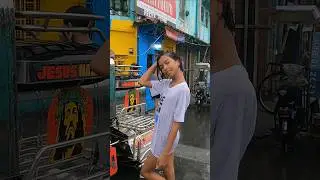 Why do Filipinos Love Playing in the Rain? #4kwalk #philippines #walkingtour #cavite