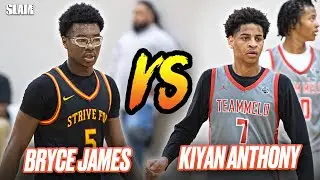 Bryce James vs Kiyan Anthony 🍿🚨 LeBron & Carmelo Pulled Up to EYBL Day 3 🔥