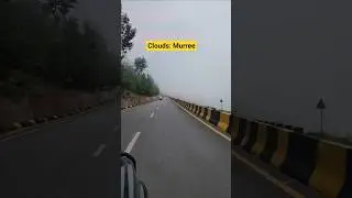 Cloudy Roads to Murree ☁️ | Travel Vibes in the Hills #Murree #Pakistan #TravelShorts #cameltrek