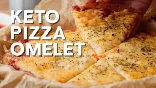 1-Min Recipe &bull; Keto pizza omelet