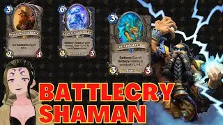 Battlecry Shaman's Massive New Support! | Shaman Deck | Hearthstone Throne of Tides