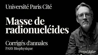 UPC - calcul de la masse de radionucl&eacute;ides  #Biophysique #pass #upc #science #radionucleide #masse