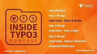 Inside TYPO3 - August 2024 - Developer Days Special!