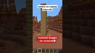 Заявка на сервер Jelecraft