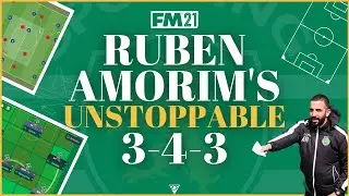 Ruben Amorim UNSTOPPABLE 343 FM 21 Tactic | Dominate Your League | Football Manager 2021 Tactics