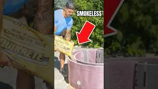 DIY Smokeless Fire-Pit Using Foam & Concrete